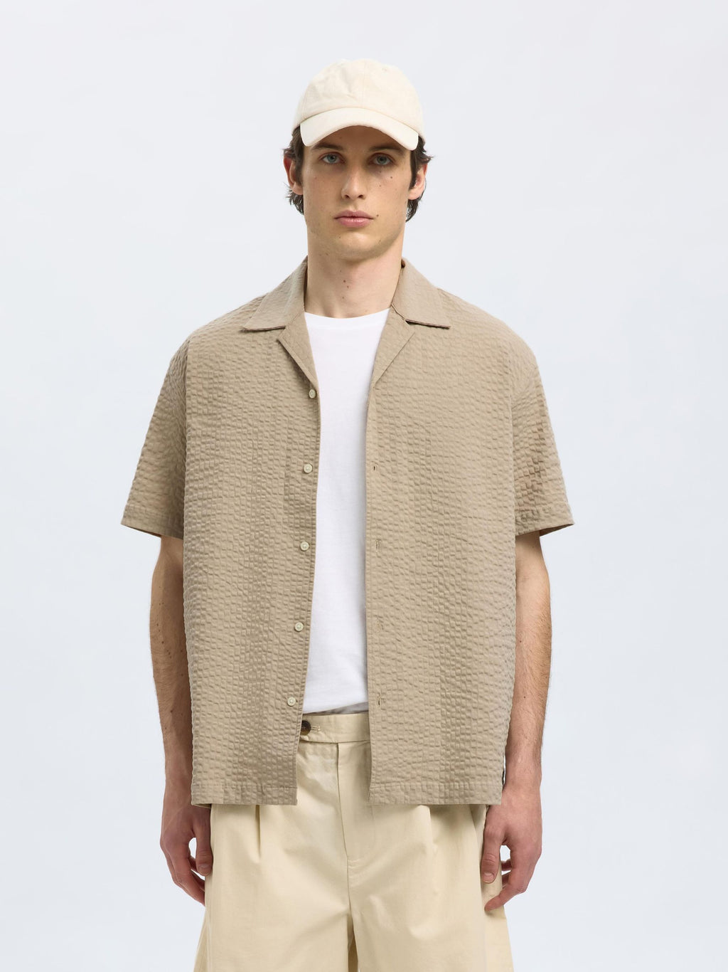 Pure Cashmere SHORT SLEEVED SHIRT