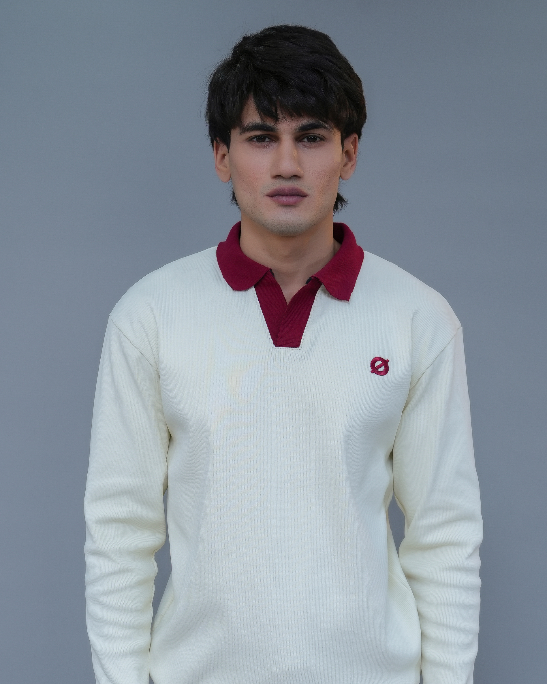 FULL SLEEVE POLO - BLUE