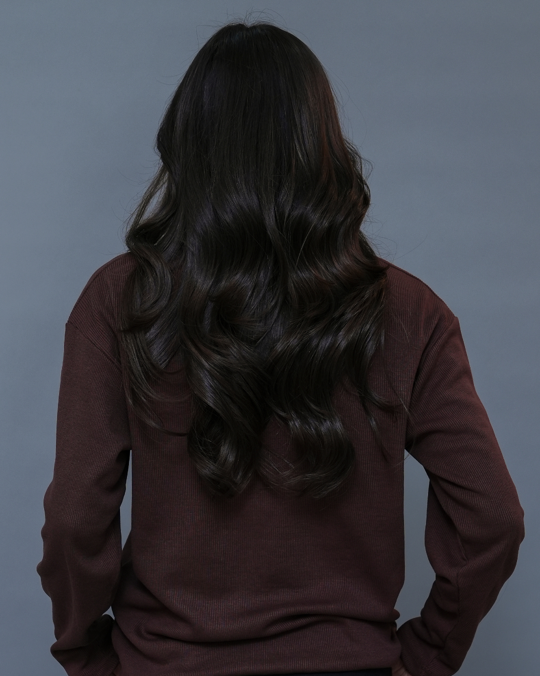 FULL SLEEVE POLO | BLUE - WOMEN