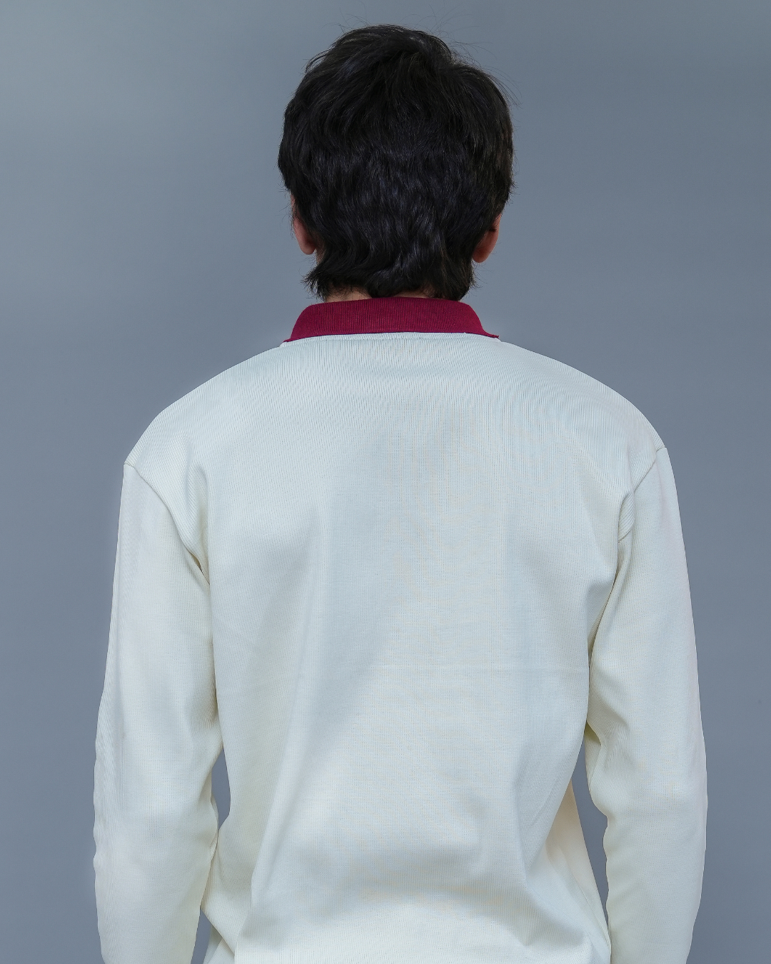 FULL SLEEVE POLO - BLUE