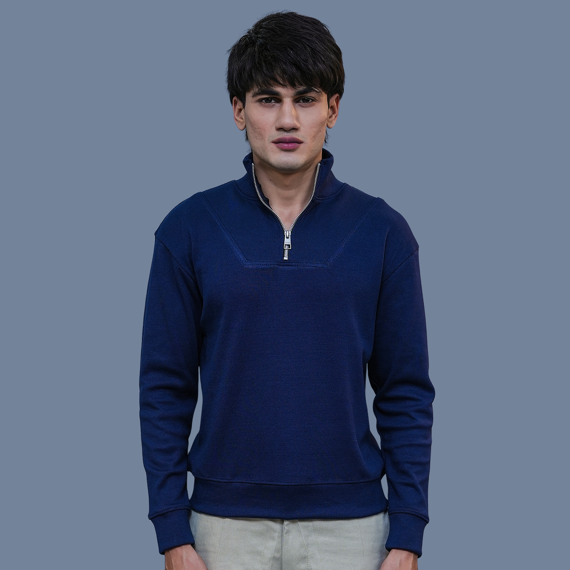 QUARTER ZIP | BLUE
